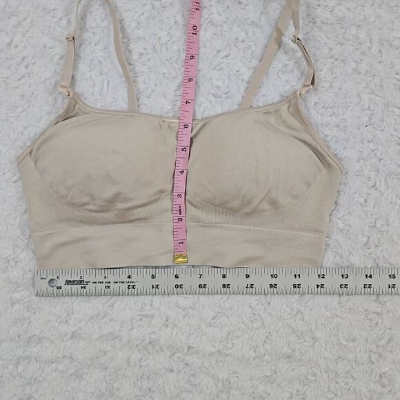 Warners Womens Size Medium Wireless Easy Does It Convertible Bra Tan Nude - Picture 2 of 6